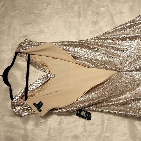 🎉HP🎉 Lauren by Ralph Lauren NWT Bodycon Cowel neck sz 18 - Picture 15 of 15